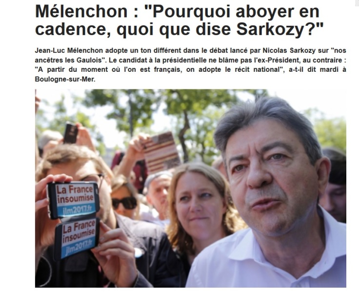 Jean-Luc Mélenchon parle pour sa part de la nécessité d'adopter 